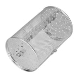 360 Degree Rotatable Fryer Basket Stainless Steel Baking Tool for Kitchen Electric Oven 12x12x18cm - Close-Up Angle