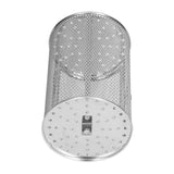 360 Degree Rotatable Fryer Basket Stainless Steel Baking Tool for Kitchen Electric Oven 12x12x18cm - Low Angle