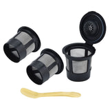 Coffee Filter Cup with Spoon Capsule Shell Coffee Capsules Cup Fit for Coffee Machine