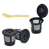 Coffee Filter Cup with Spoon Capsule Shell Coffee Capsules Cup Fit for Coffee Machine