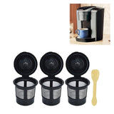 Coffee Filter Cup with Spoon Capsule Shell Coffee Capsules Cup Fit for Coffee Machine