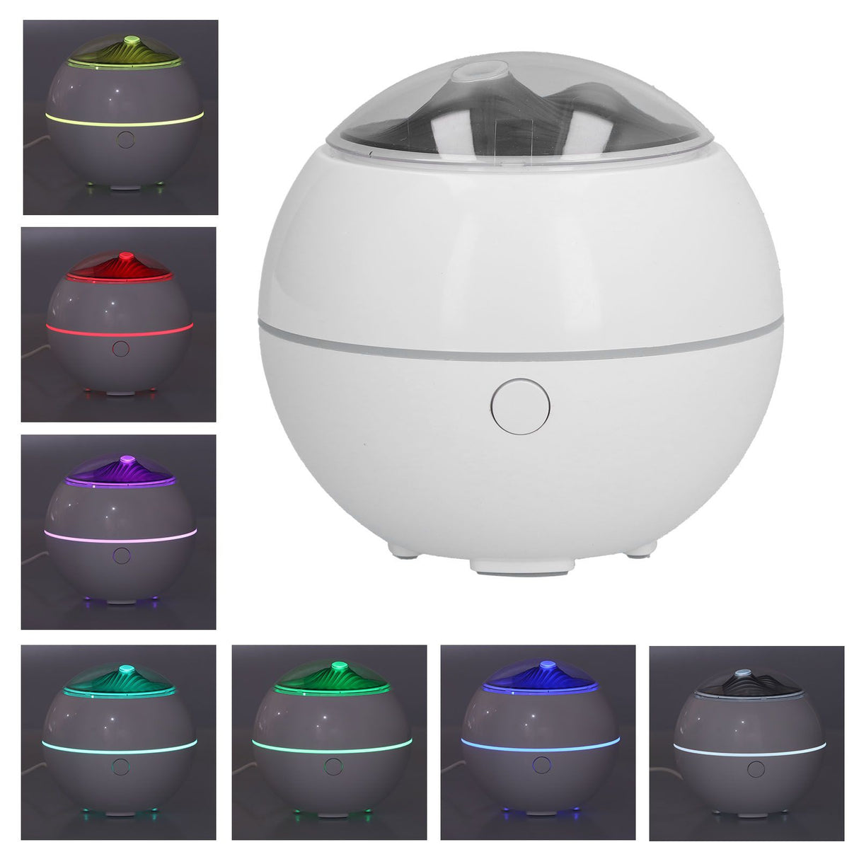 Aroma Diffuser USB Powered White 7 Color LED Humidification Equipment for Home Office