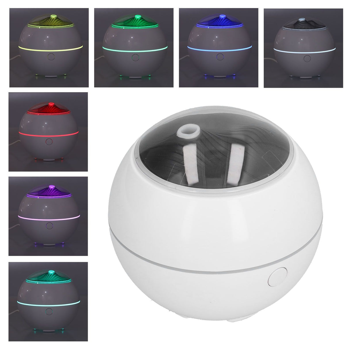 Aroma Diffuser USB Powered White 7 Color LED Humidification Equipment for Home Office