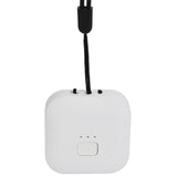 Air Humidifier 1000W Negative Ion Portable Wearable Double Head Carbon Brush Air Freshener with USB CableWhite - Low Angle