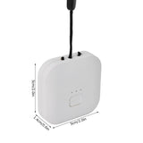 Air Humidifier 1000W Negative Ion Portable Wearable Double Head Carbon Brush Air Freshener with USB CableWhite