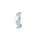 Washing Machine Door Hinge Aluminum Alloy Washer Door Hinge Replacement Part for Universal Front Loading Washing Machine