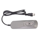 2 Buttons Electric Sofa Controller Universal 5 Pin Recliner Lifting Hand Control Switch 5V 1.25m - Side View