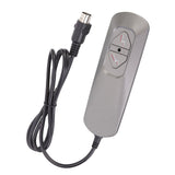 2 Buttons Electric Sofa Controller Universal 5 Pin Recliner Lifting Hand Control Switch 5V 1.25m - Rear View