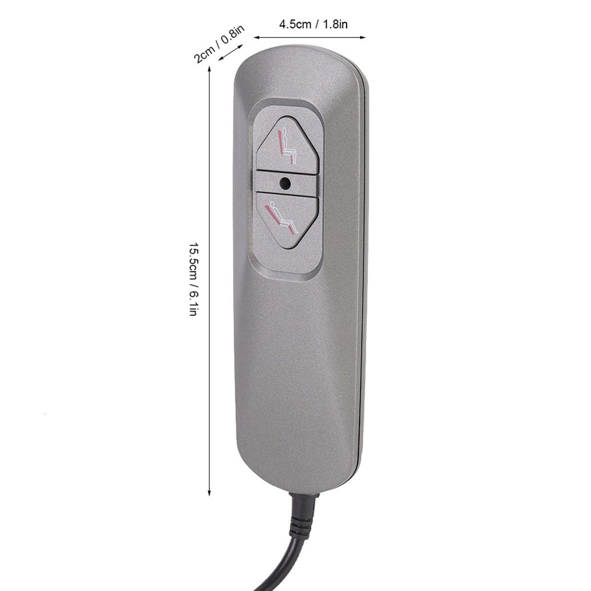 2 Buttons Electric Sofa Controller Universal 5 Pin Recliner Lifting Hand Control Switch 5V 1.25m