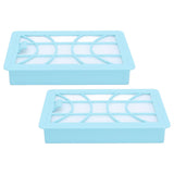 2Pcs Vacuum Cleaner Filters ABS Cleaner Replacement Parts for FC9728 FC9732 FC9735