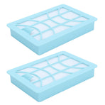 2Pcs Vacuum Cleaner Filters ABS Cleaner Replacement Parts for FC9728 FC9732 FC9735