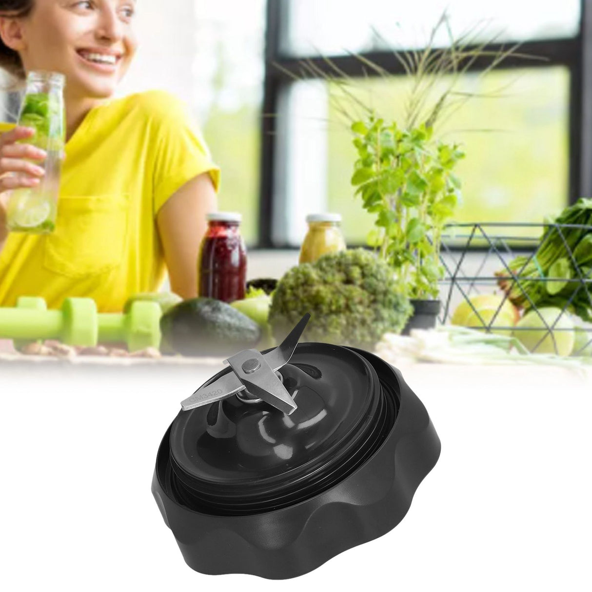 4 Fin Extractor Blade Replacement Electric Blender Accessory Parts Fit for 1000W 1200W Juicer