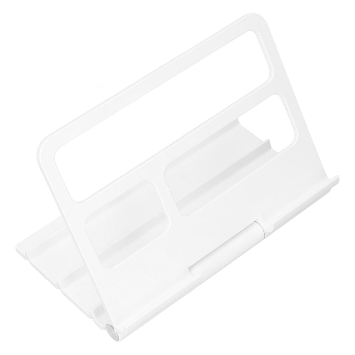 Tablet Stand Portable Multi Angle Adjustable Desktop Tablet Holder for IOS for Huawei TabletWhite