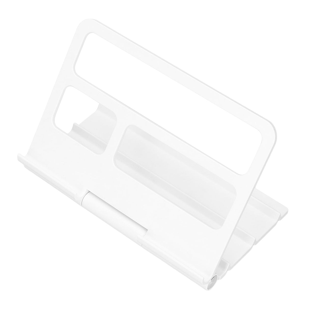 Tablet Stand Portable Multi Angle Adjustable Desktop Tablet Holder for IOS for Huawei TabletWhite