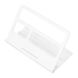 Tablet Stand Portable Multi Angle Adjustable Desktop Tablet Holder for IOS for Huawei TabletWhite