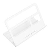 Tablet Stand Portable Multi Angle Adjustable Desktop Tablet Holder for IOS for Huawei TabletWhite