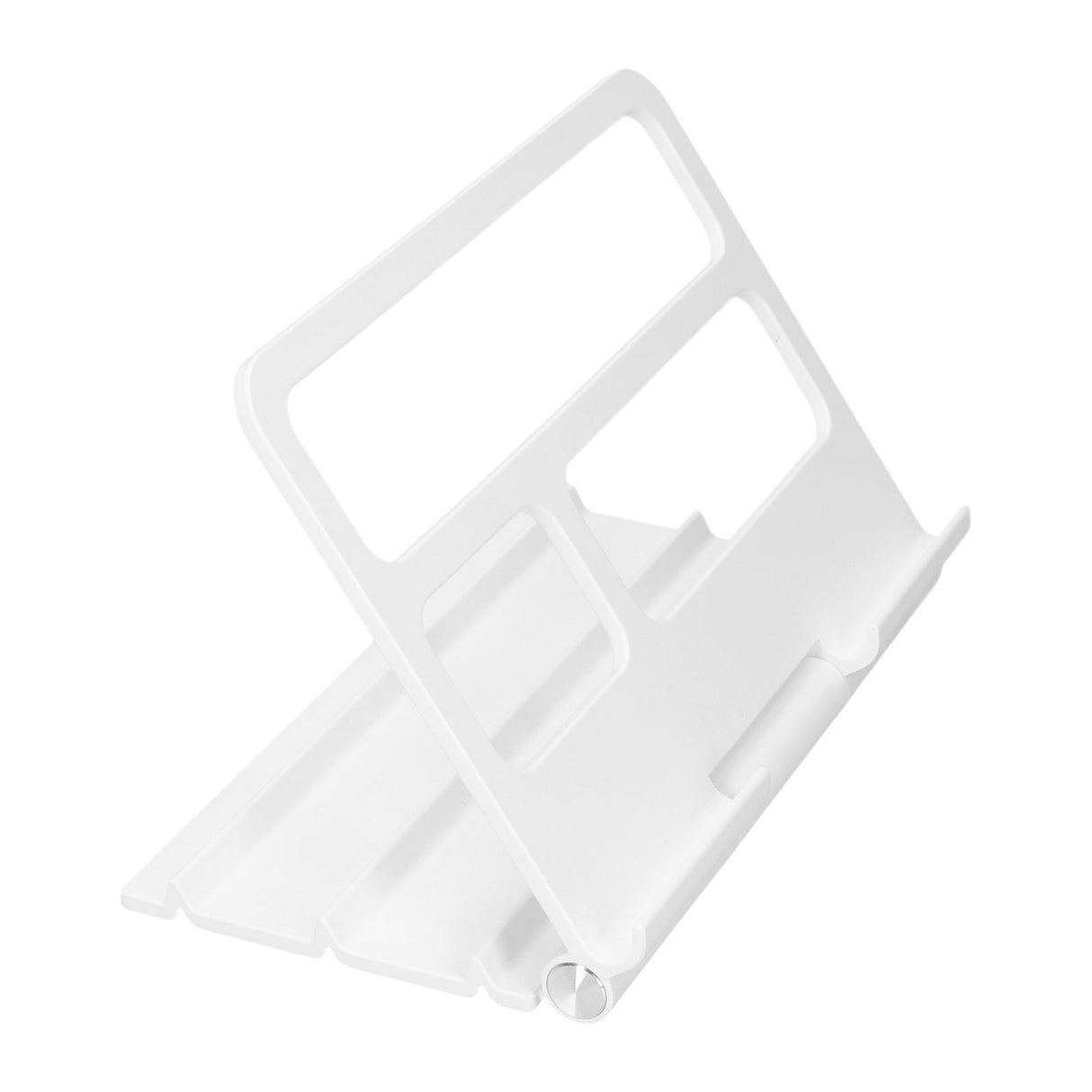 Tablet Stand Portable Multi Angle Adjustable Desktop Tablet Holder for IOS for Huawei TabletWhite