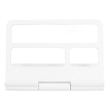 Tablet Stand Portable Multi Angle Adjustable Desktop Tablet Holder for IOS for Huawei TabletWhite