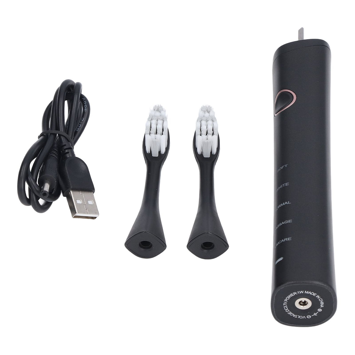 Electric USB Rechargeable Whitening Toothbrush 39000 Times/min 5 Modes with Smart Timer