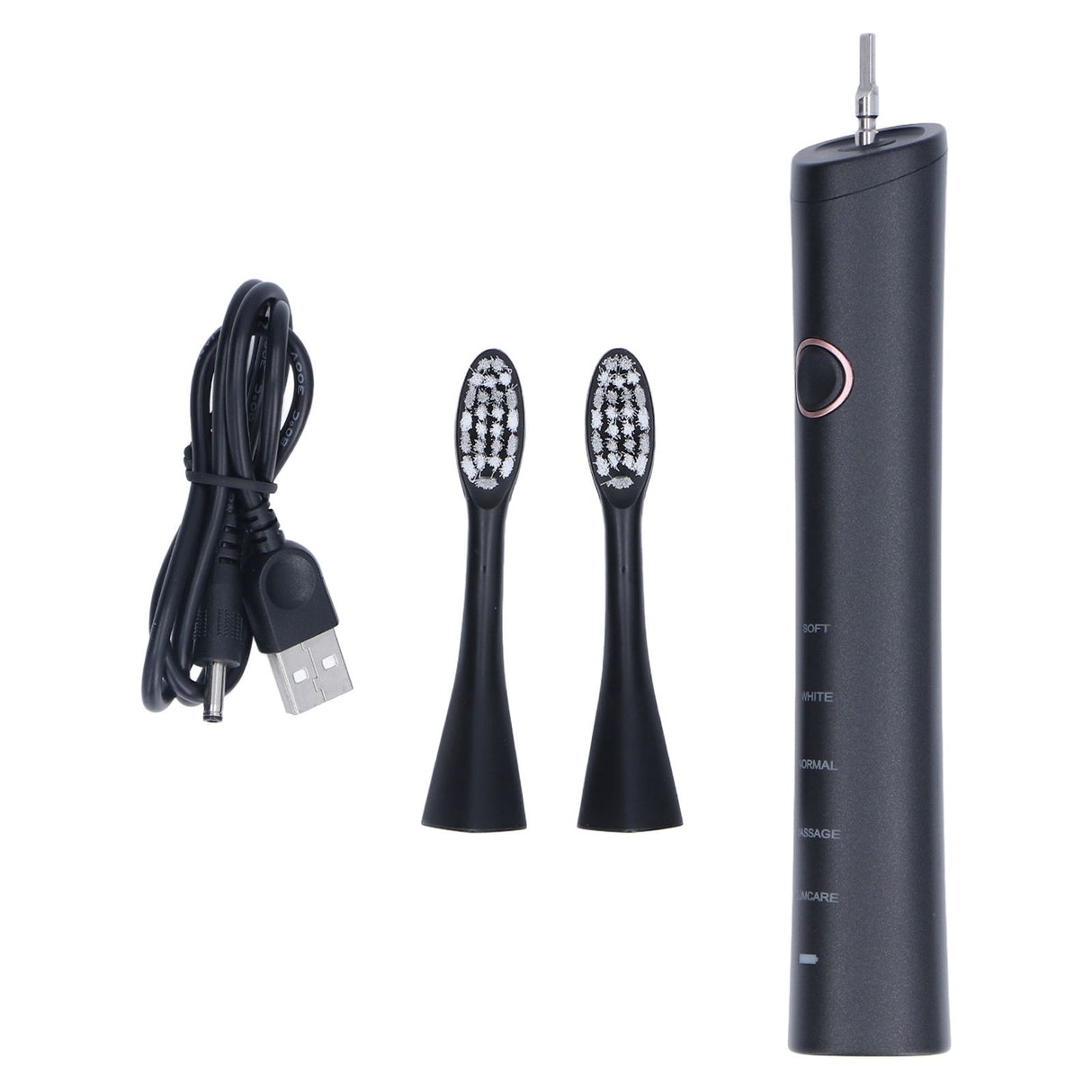 Electric USB Rechargeable Whitening Toothbrush 39000 Times/min 5 Modes with Smart Timer