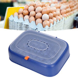 24 Eggs Containers ABS Egg Tray Storage Box Refrigerator Organizer Bins with Breathable VentsDark Blue