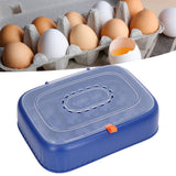 24 Eggs Containers ABS Egg Tray Storage Box Refrigerator Organizer Bins with Breathable VentsDark Blue - Extra Image