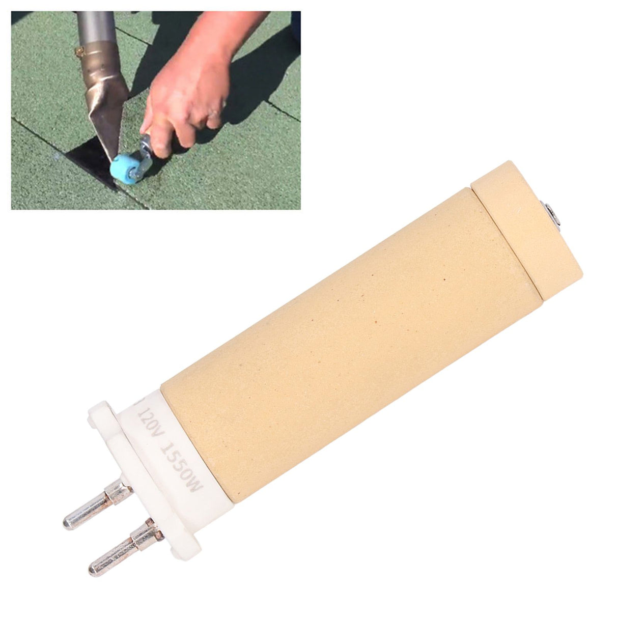 Welding Torch Heating Core 120V 1550W Ceramic Heating Tube Welder Heating Elements for Leisterr