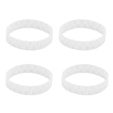 4Pcs Sweeping Robot Replacement Wheel Tire Rings Anti Wear Part for Xiaomi Sweeper