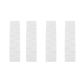 4Pcs Sweeping Robot Replacement Wheel Tire Rings Anti Wear Part for Xiaomi Sweeper - Top-Down View