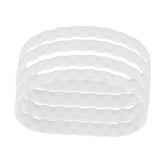 4Pcs Sweeping Robot Replacement Wheel Tire Rings Anti Wear Part for Xiaomi Sweeper - Close-Up Angle