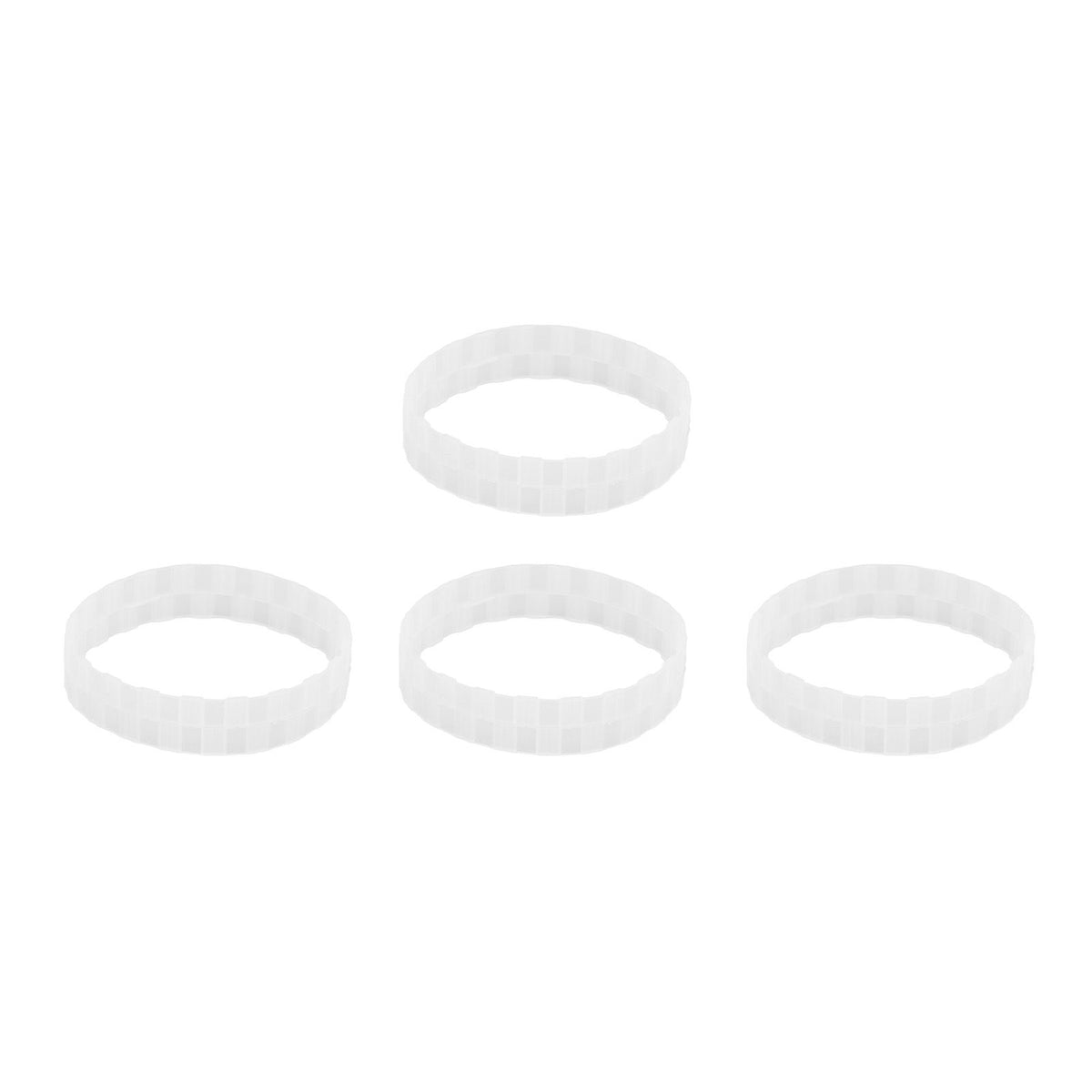 4Pcs Sweeping Robot Replacement Wheel Tire Rings Anti Wear Part for Xiaomi Sweeper