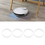 4Pcs Sweeping Robot Replacement Wheel Tire Rings Anti Wear Part for Xiaomi Sweeper