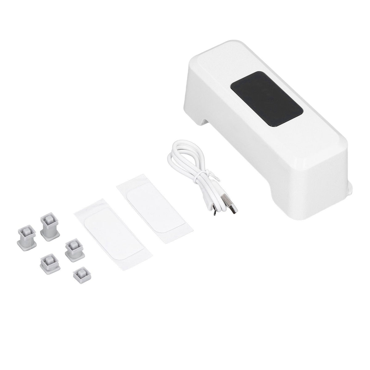 Automatic Touchless Toilet Flusher External Infrared 0.25S Induction Smart Toilet Flushing SensorWhite