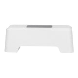 Automatic Touchless Toilet Flusher External Infrared 0.25S Induction Smart Toilet Flushing SensorWhite - Front View