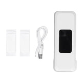 Automatic Touchless Toilet Flusher External Infrared 0.25S Induction Smart Toilet Flushing SensorWhite - 45-Degree Angle