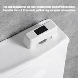 Automatic Touchless Toilet Flusher External Infrared 0.25S Induction Smart Toilet Flushing SensorWhite - Extra Image