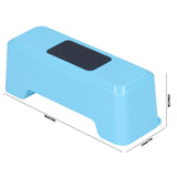 Automatic Touchless Toilet Flusher External Infrared 0.25S Induction Smart Toilet Flushing SensorBlue