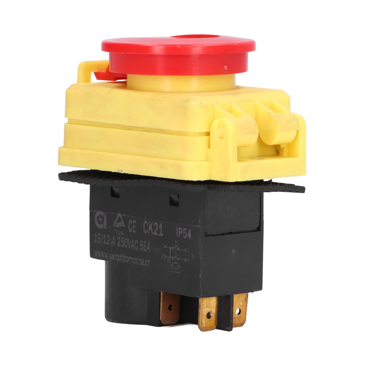 250V Industrial Electromagnetic Switch Waterproof ON Off Push Button Switches for Cutting Machine