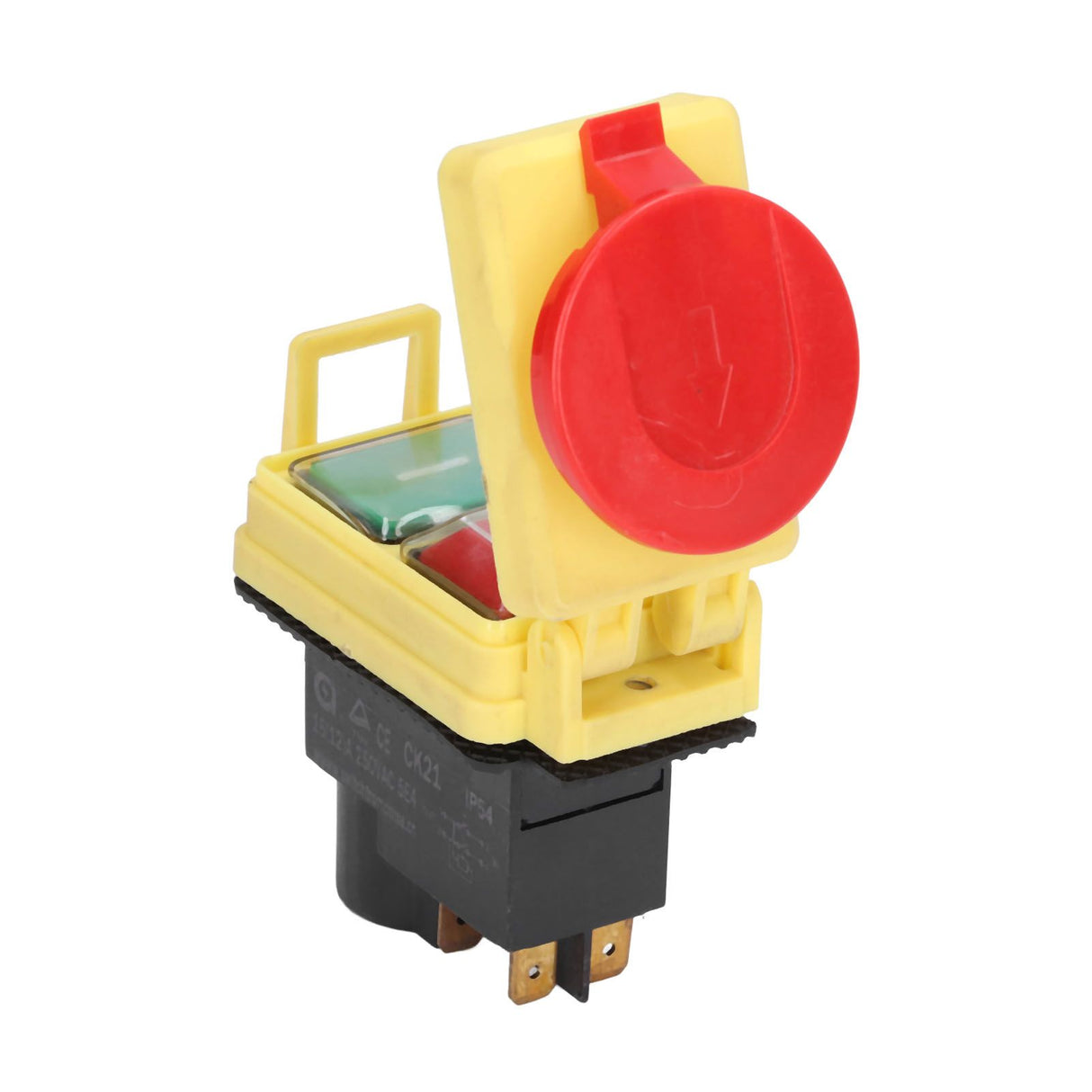 250V Industrial Electromagnetic Switch Waterproof ON Off Push Button Switches for Cutting Machine