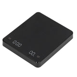 Electronic Coffee Scale LCD Display Switchable G OZ Ml 3kg USB Charging Multifunction High Accuracy Electronic Scale - Close-Up Angle