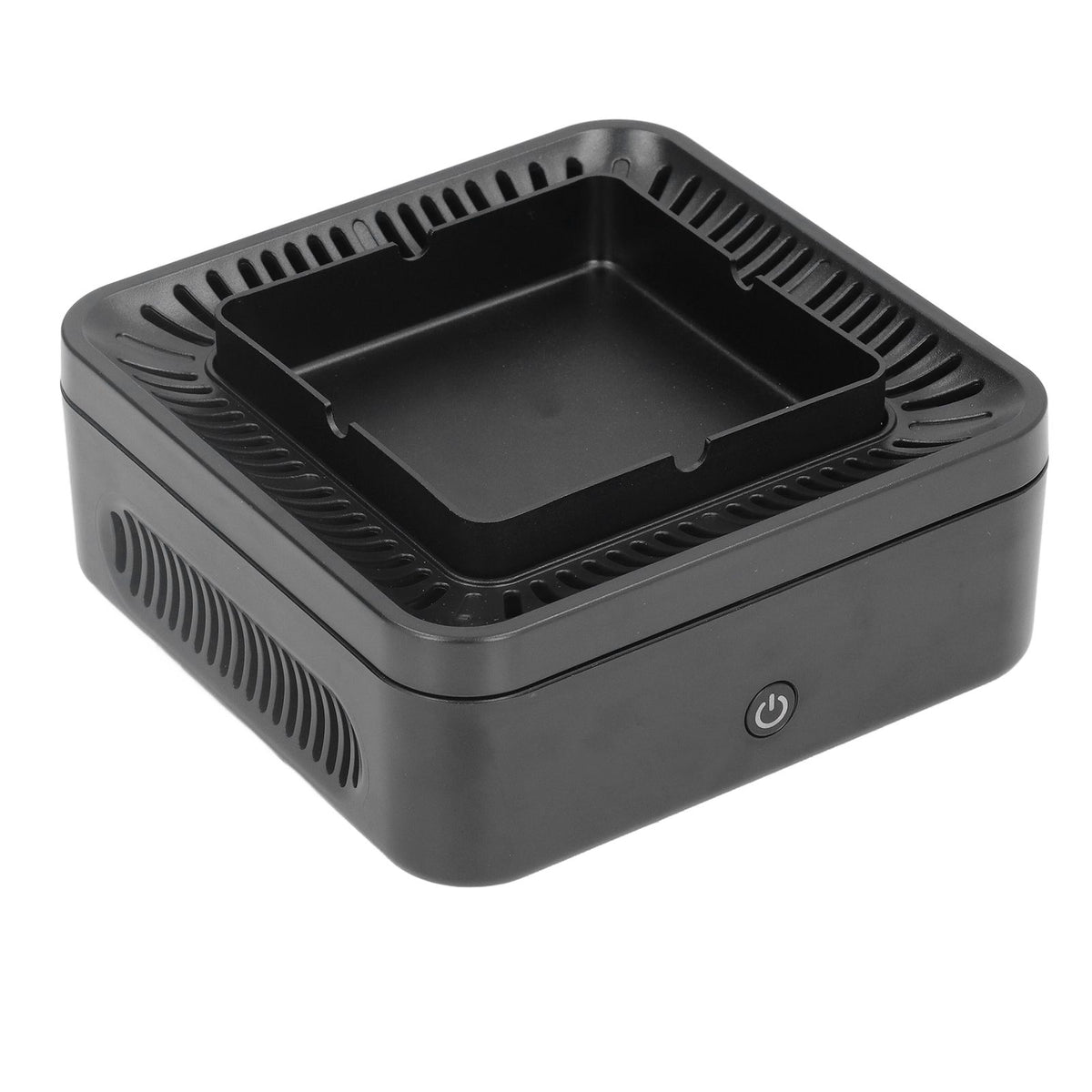 Smokeless Ashtray Gray Home Office Desktop USB Charging Large Air Volume Negative Ion Ashtray Purifier