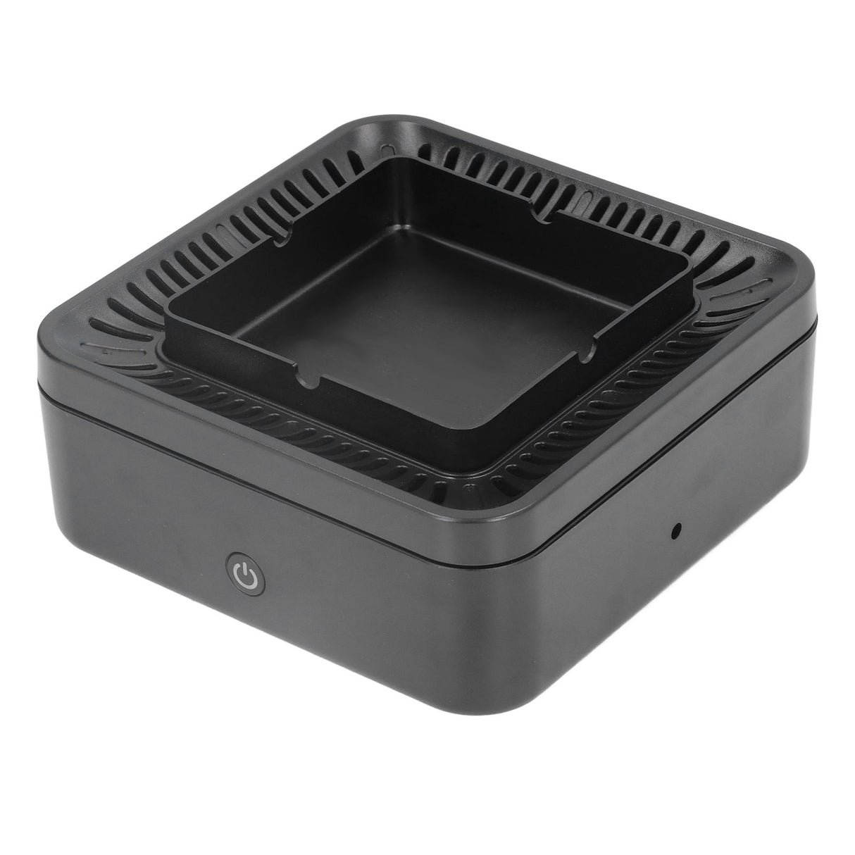 Smokeless Ashtray Gray Home Office Desktop USB Charging Large Air Volume Negative Ion Ashtray Purifier