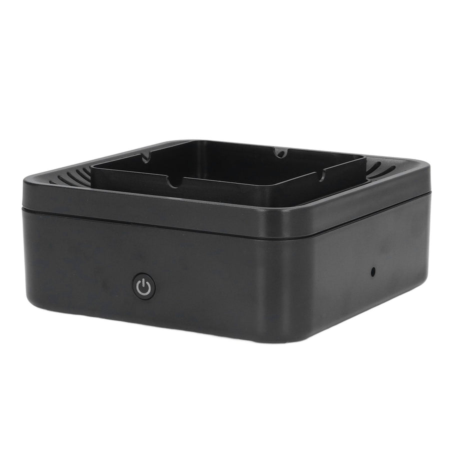 Smokeless Ashtray Gray Home Office Desktop USB Charging Large Air Volume Negative Ion Ashtray Purifier