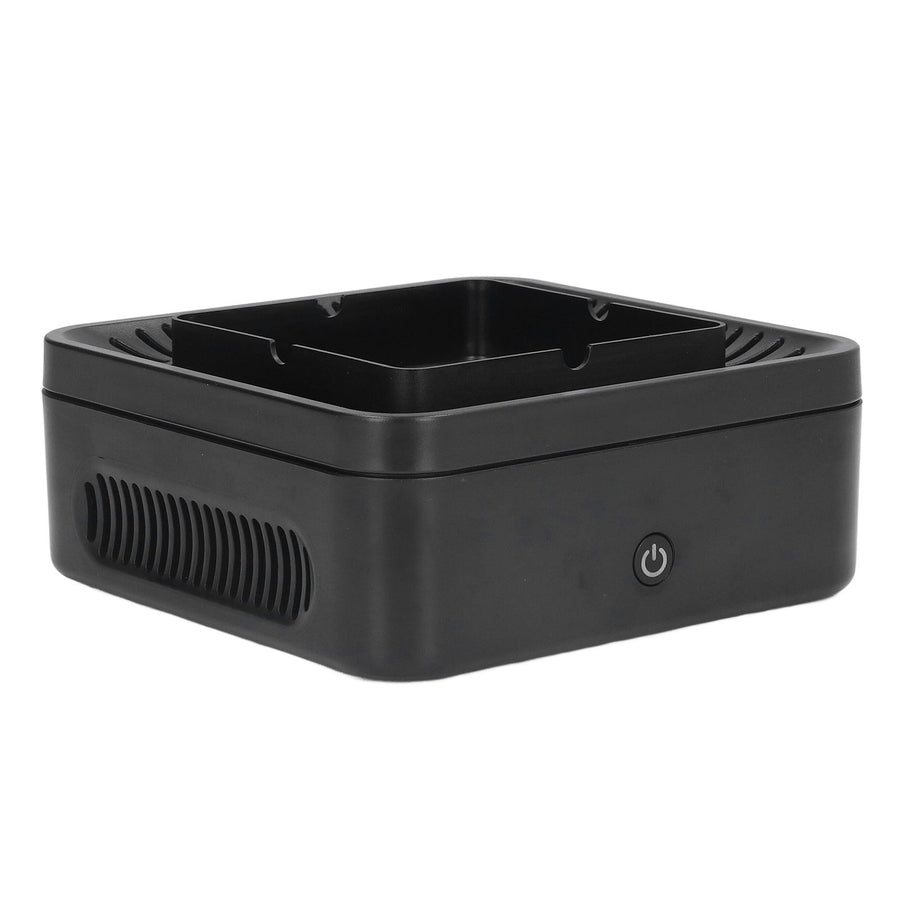 Smokeless Ashtray Gray Home Office Desktop USB Charging Large Air Volume Negative Ion Ashtray Purifier