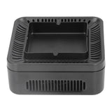 Smokeless Ashtray Gray Home Office Desktop USB Charging Large Air Volume Negative Ion Ashtray Purifier - Close-Up Angle