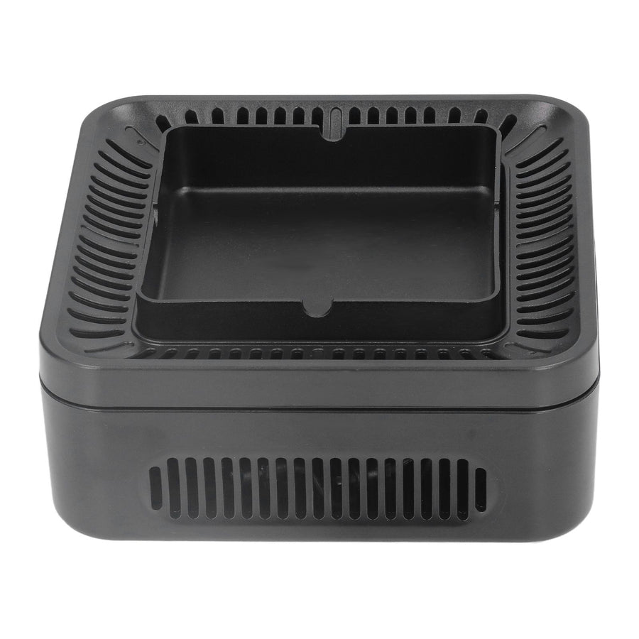 Smokeless Ashtray Gray Home Office Desktop USB Charging Large Air Volume Negative Ion Ashtray Purifier