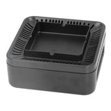 Smokeless Ashtray Gray Home Office Desktop USB Charging Large Air Volume Negative Ion Ashtray Purifier - Low Angle