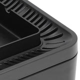 Smokeless Ashtray Gray Home Office Desktop USB Charging Large Air Volume Negative Ion Ashtray Purifier - Extra Image