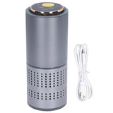 Car Air Purifier Home Car USB Power Supply Odor Removal Purple Light Negative Ion Air Purifier Freshener