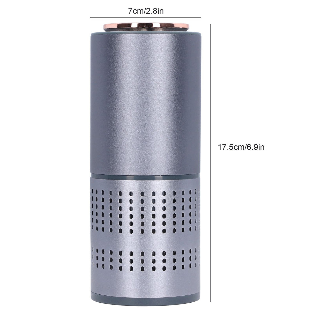 Car Air Purifier Home Car USB Power Supply Odor Removal Purple Light Negative Ion Air Purifier Freshener